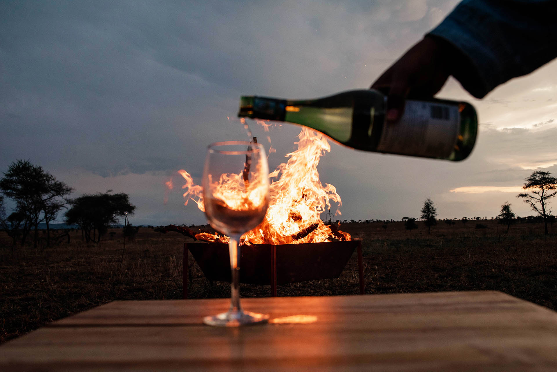 Dining experience at Manya Luxury Camps Serengeti