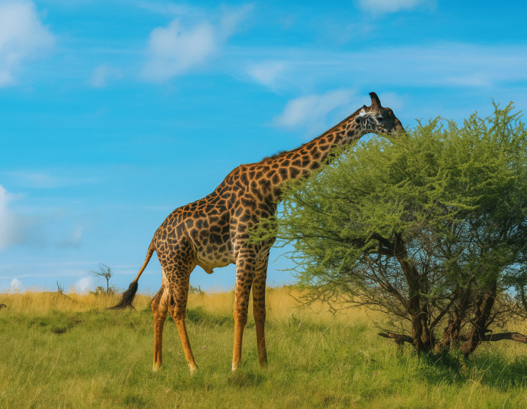 Evening view at Manya Luxury Camps Serengeti under the stars