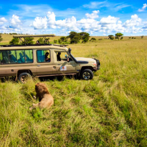 Sunrise view at Manya Luxury Camps Serengeti Tanzania