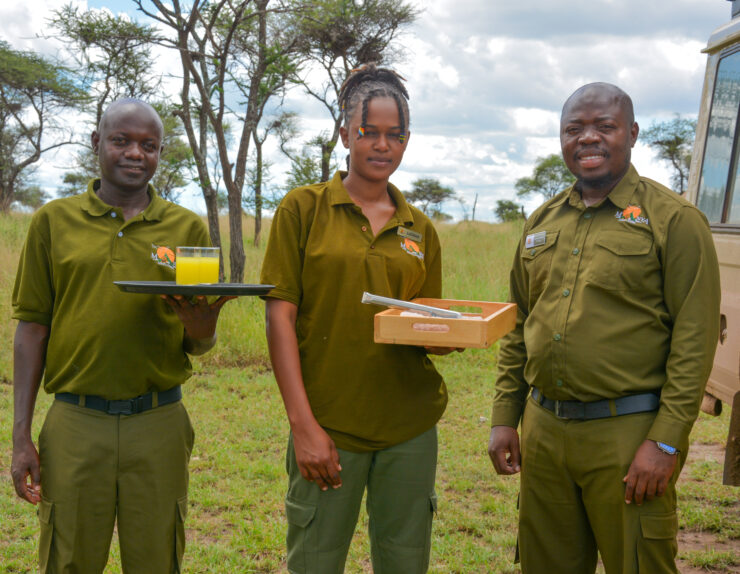 Manya Luxury Camps luxury safari tent with panoramic savannah view